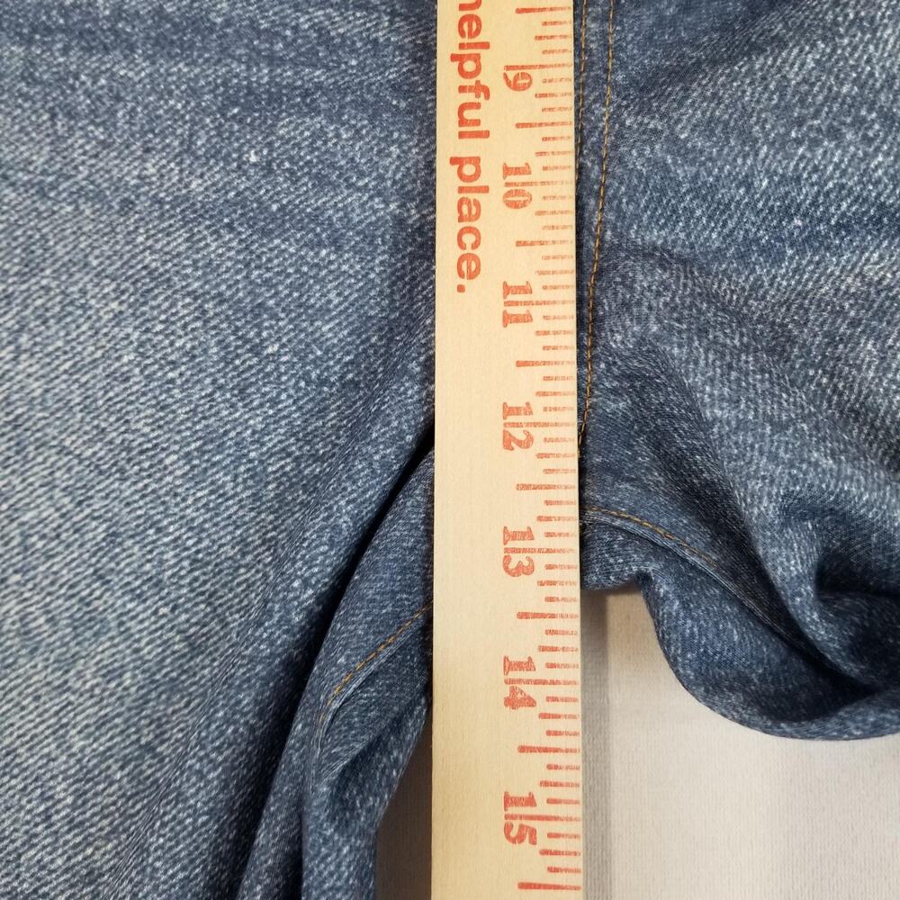 Miramar Sweatpant Jeans Womens Medium NWT Blue Wide Leg High Rise Soft Stretch - Picture 9 of 11